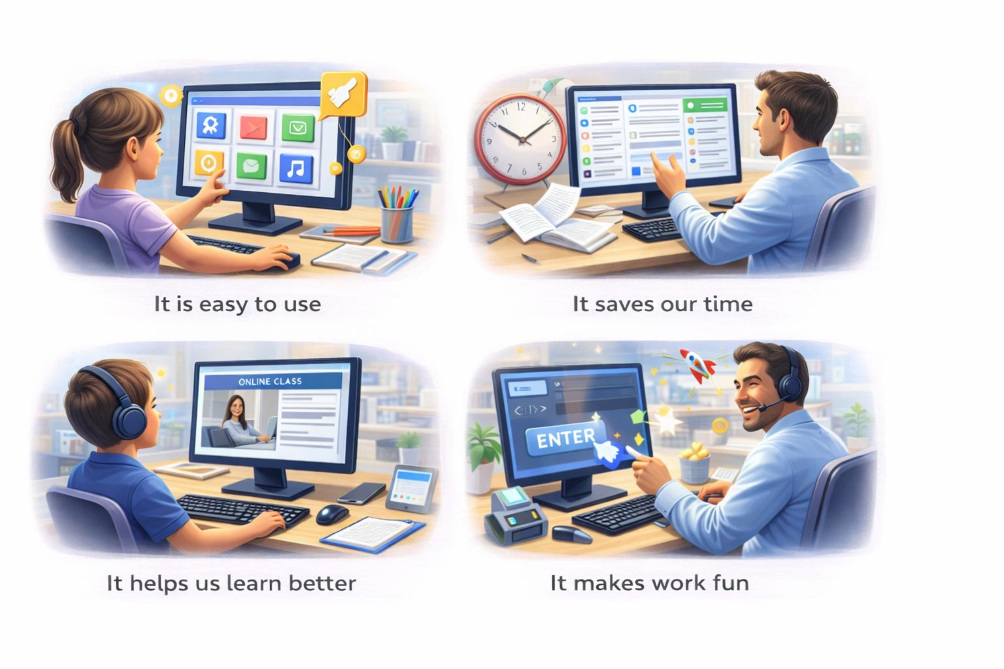 generat information about computer