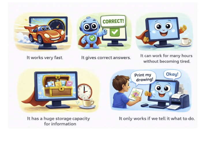 FEATURES OF COMPUTER