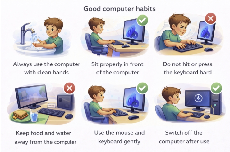 GOOD COMPUTER HABITS