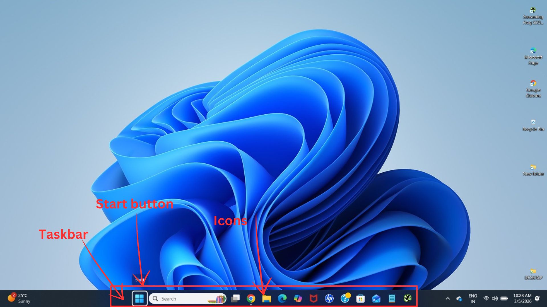 DESKTOP WINDOW COMPONENTS