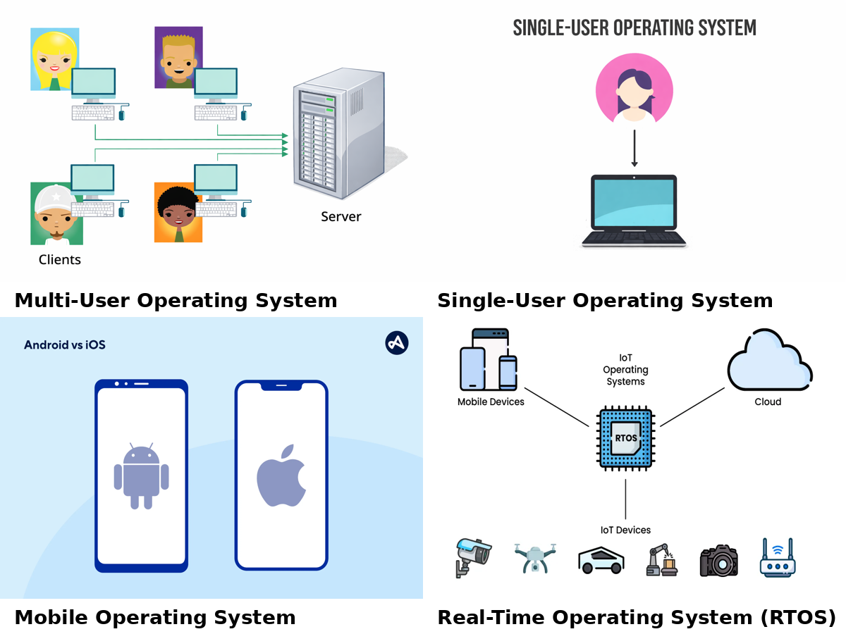 Type of Operating Systems