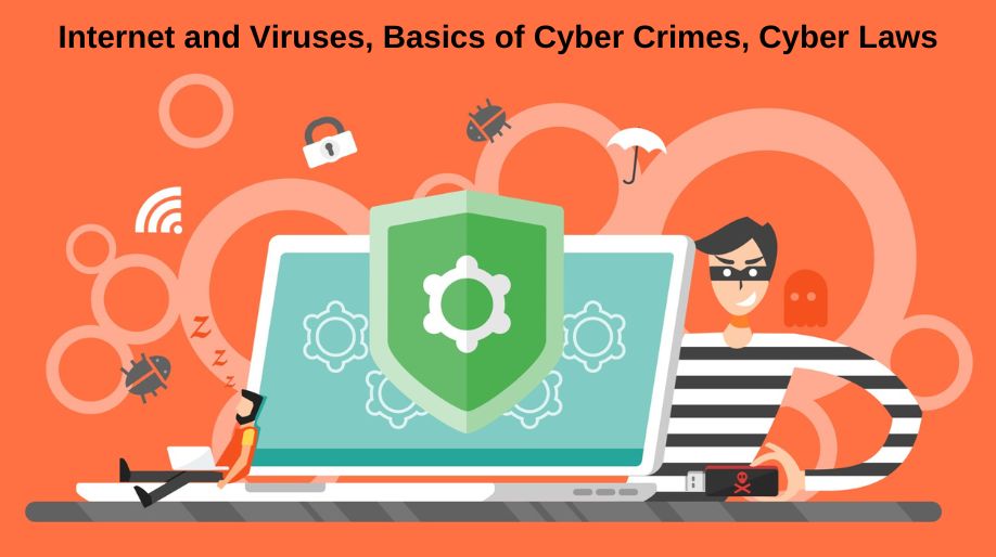 Internet and Viruses, Basics of Cyber Crimes, Cyber Laws
